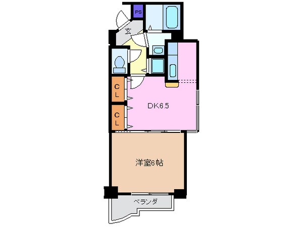 南日永駅 徒歩17分 3階の物件間取画像